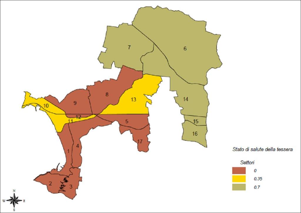 stato di salute della tessera