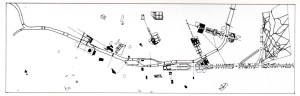 Fig. 10  Sistema degli assi in rapporto agli attraversamenti della Senna.